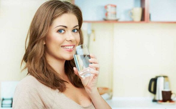 Drink water throughout the day
