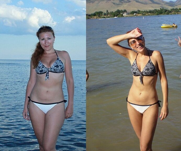 Buckwheat diet before and after photos